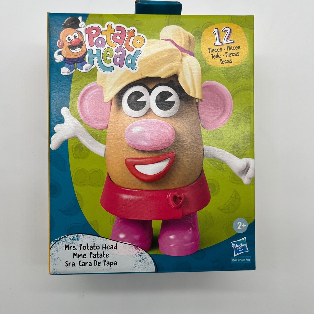 Hasbro Mrs Potato Head 12 Piece Classic Creative Toddler Toy F9418 F9416 Asst